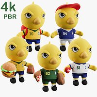 Brazil Canary Mascot Plush Full