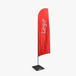beach flag large model