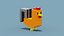 Voxel Cockerel Chicken