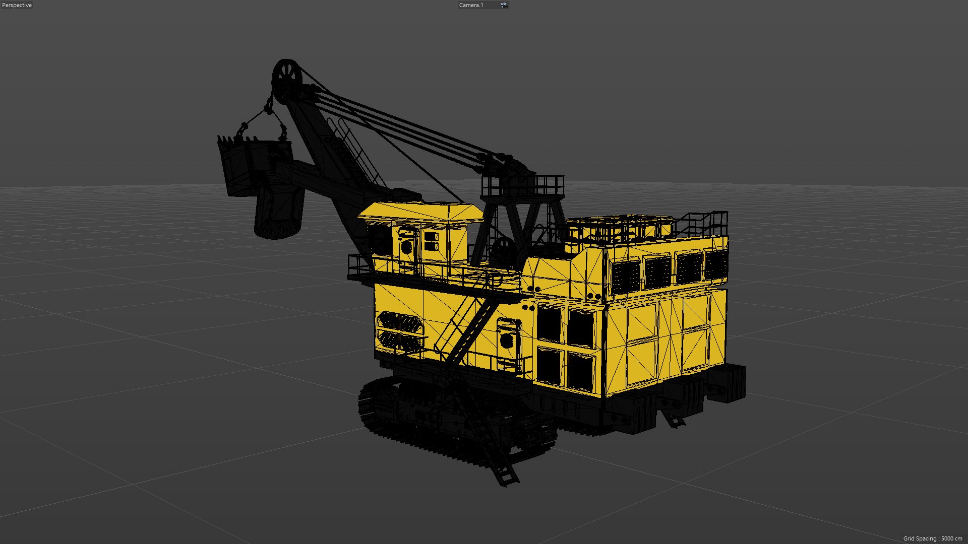 3D Rope Shovel - TurboSquid 1946629