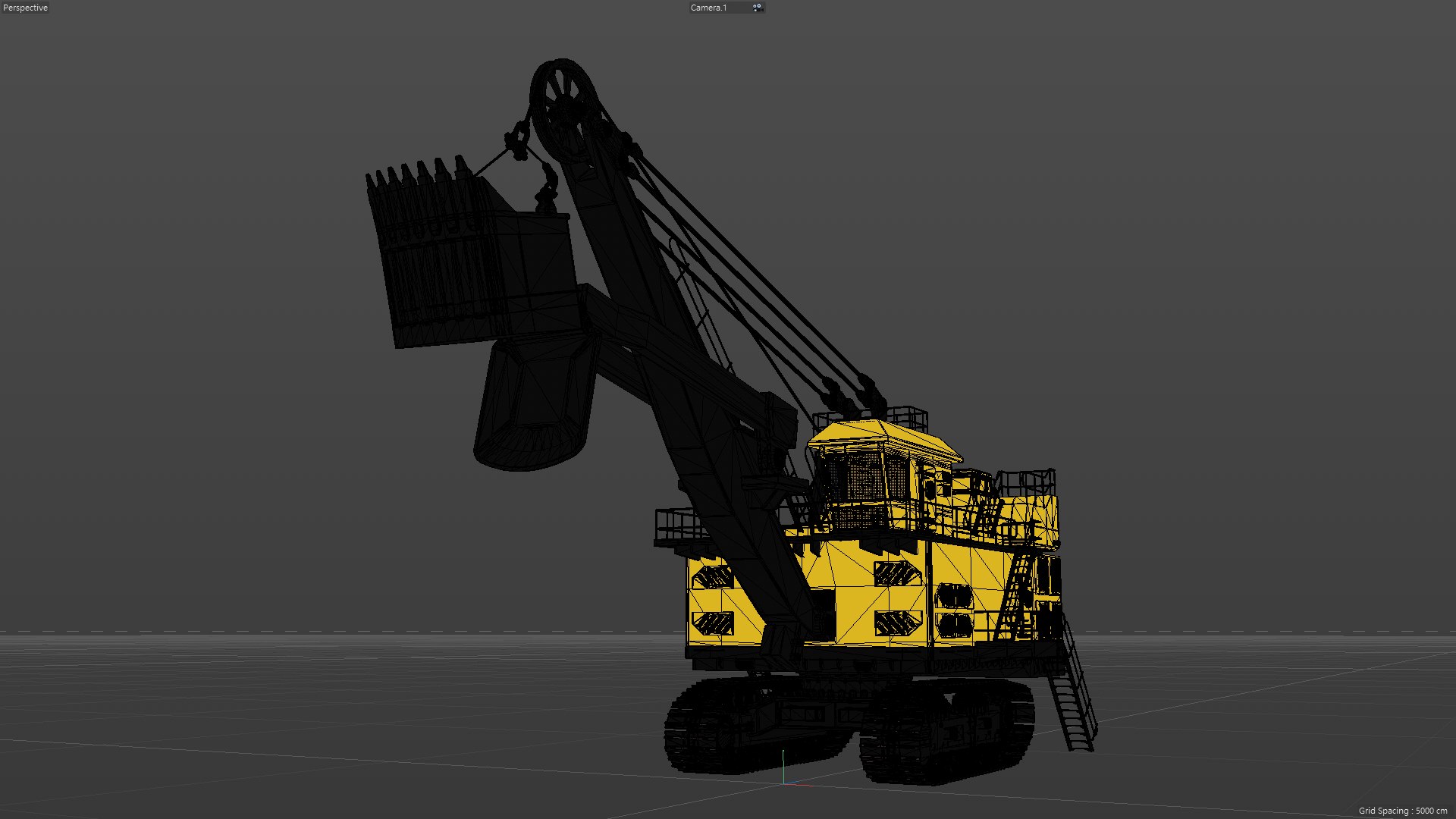 3D Rope Shovel - TurboSquid 1946629