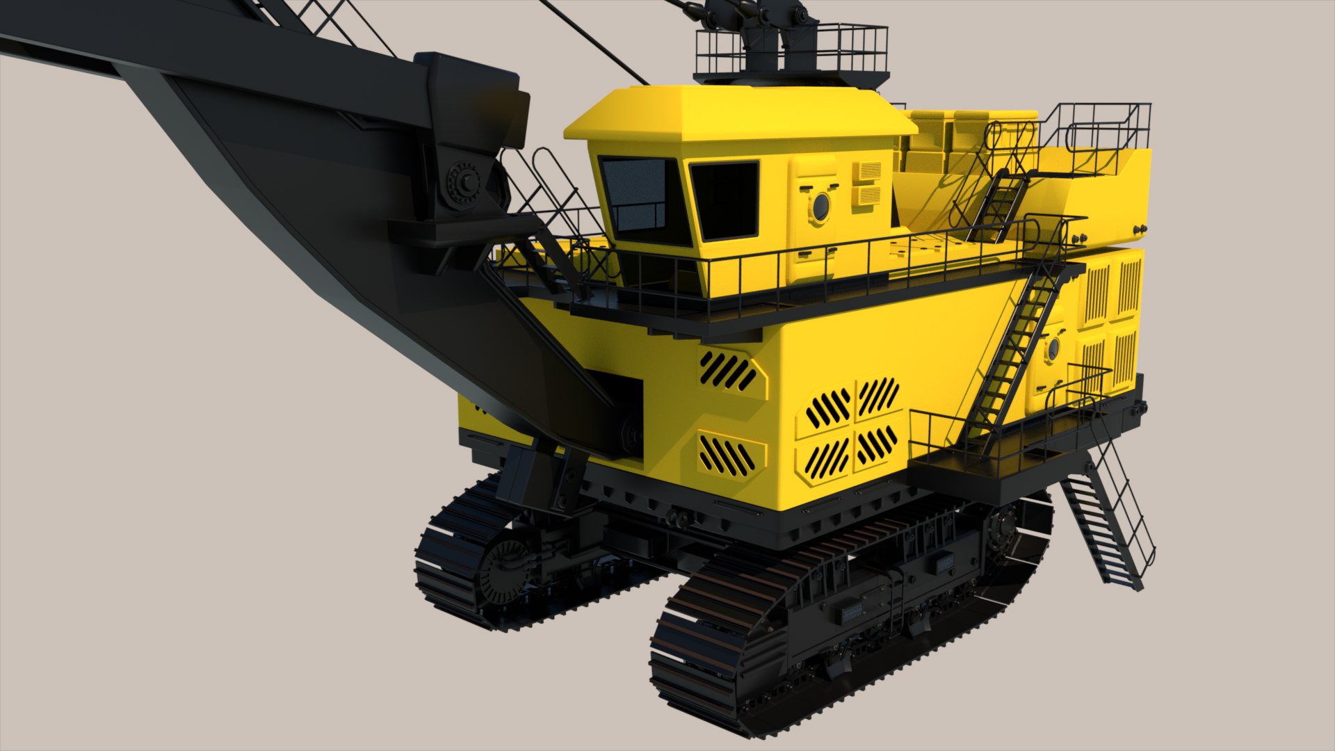 3D Rope Shovel - TurboSquid 1946629