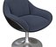 Chaise design en tissu