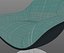 Chaise design en tissu