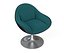 Chaise design en tissu