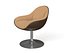 Chaise design en tissu
