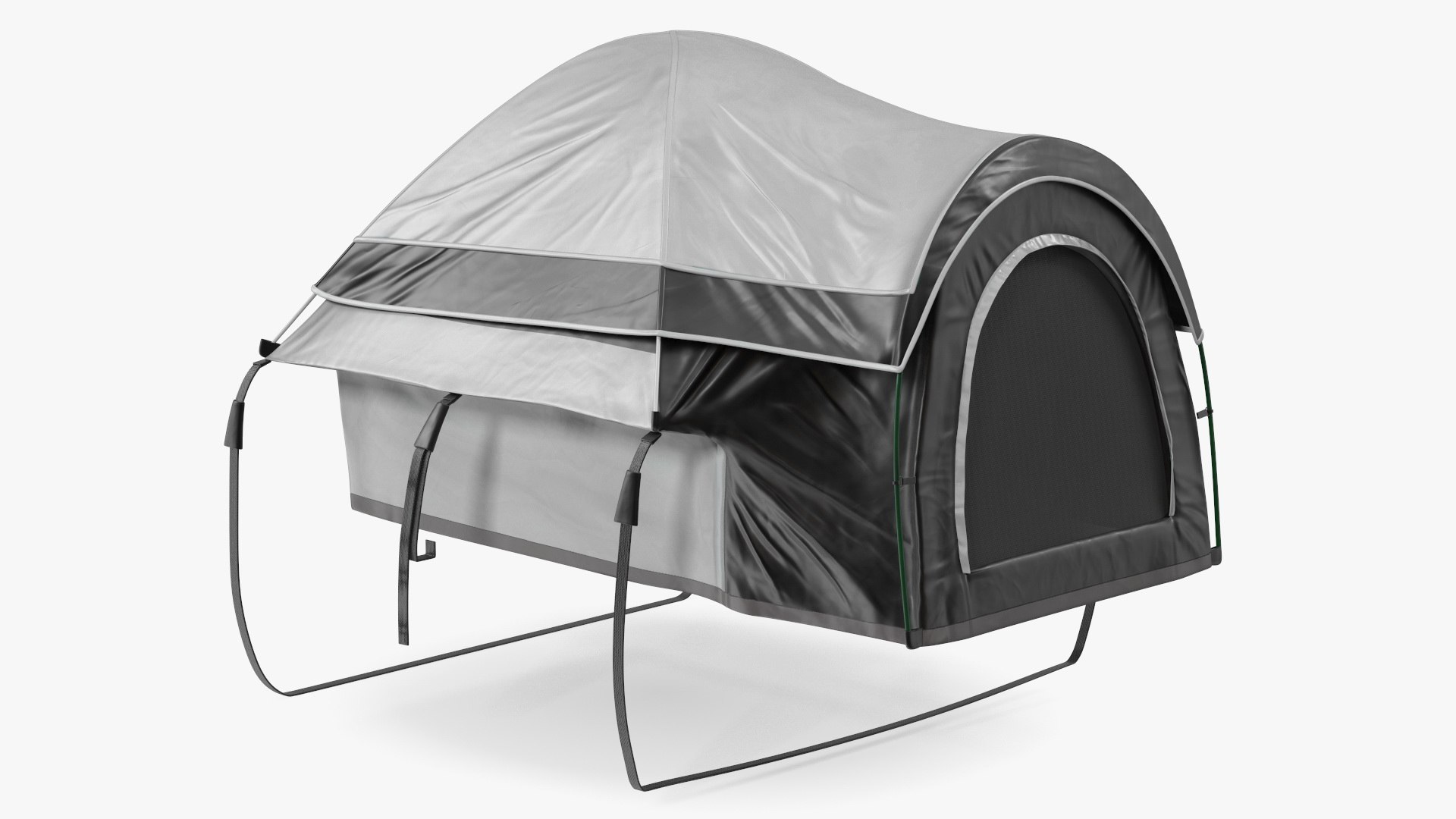 Full Size Truck Bed Tent Grey 3D model preview