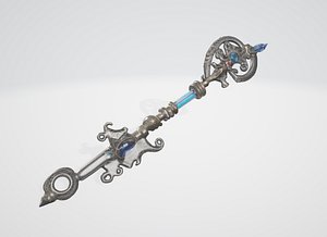 Fantasy Enchanted Key 3D model