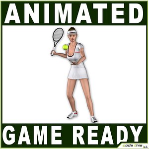 3d fbx tennis