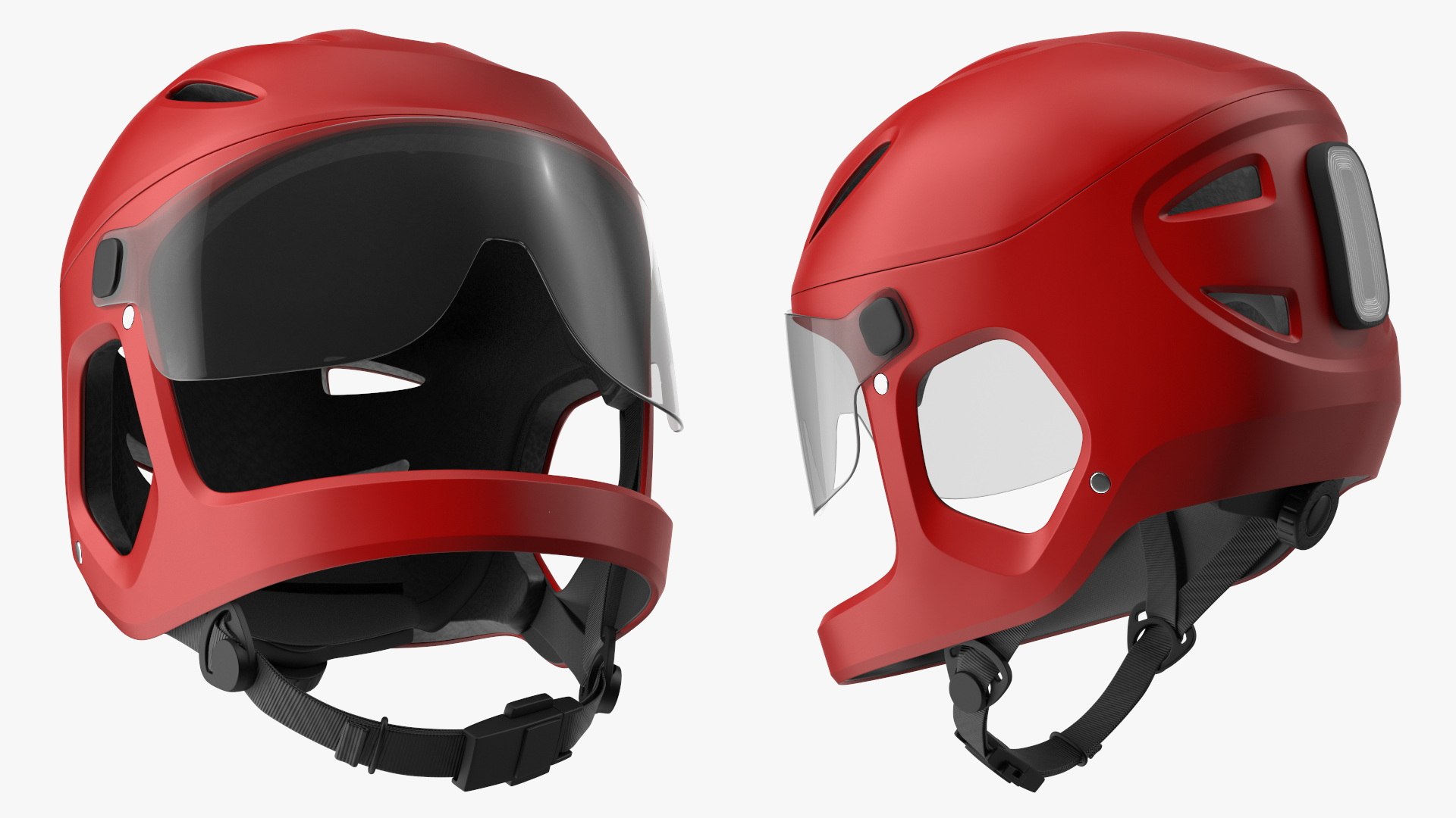 FullFace EBike Helmet Red 3D model TurboSquid 2144496
