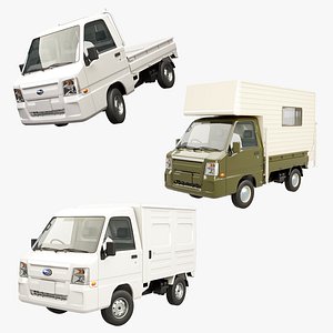3D Kei Trucks Set model