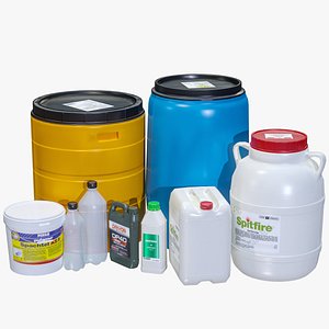 X9 Industrial Fluid Containers Package PBR
