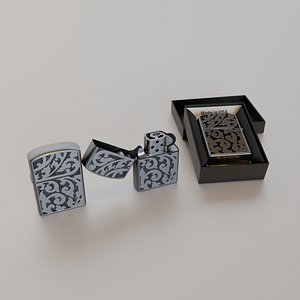 3D Zippo Lighter model