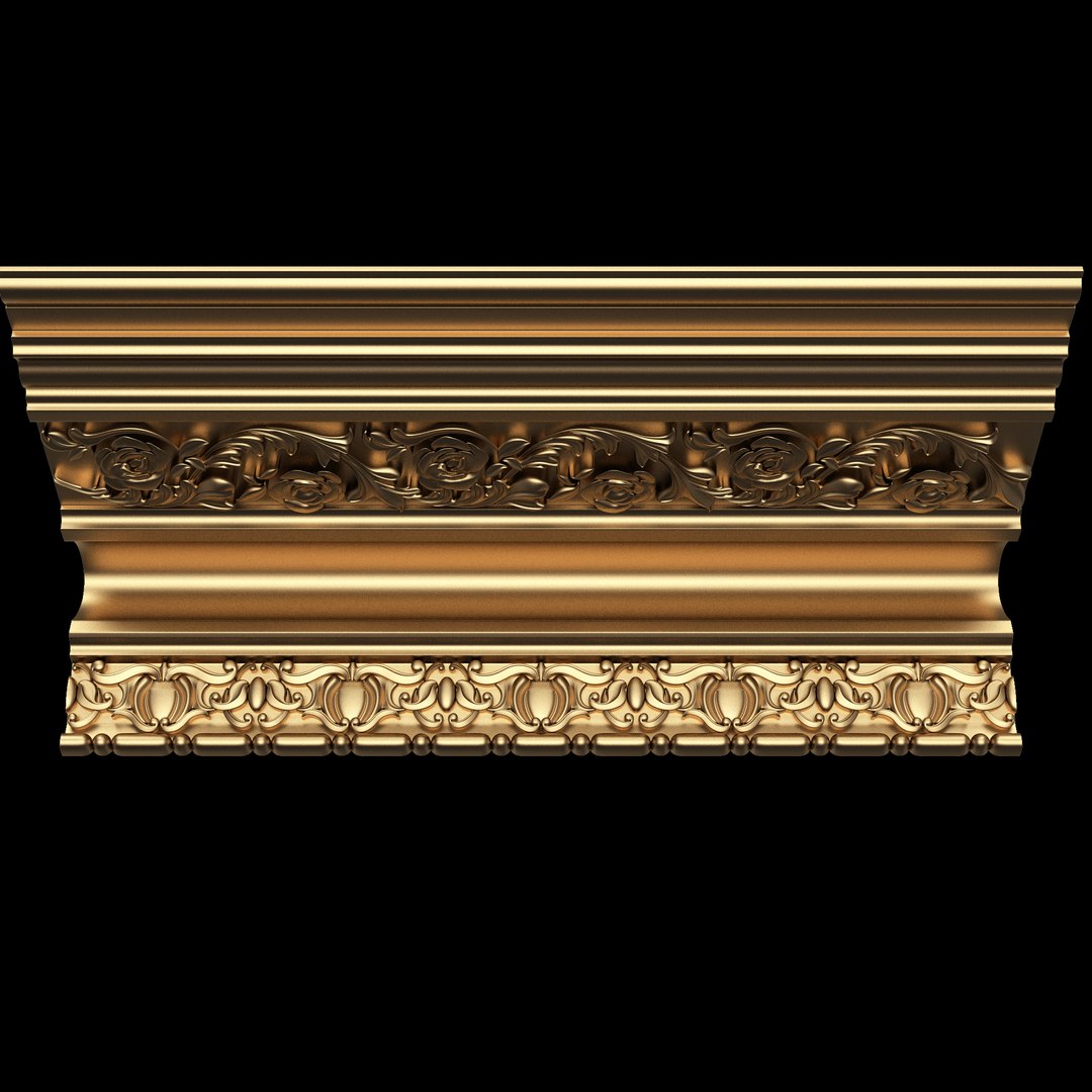 3D Cornice Decoration Molding 06 - TurboSquid 1977397