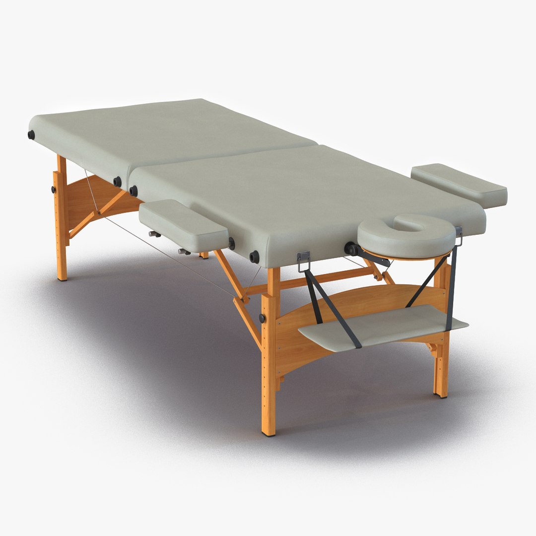 Massage Table 3D model preview
