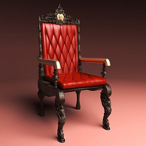 King Throne 10 - 8K 3D model