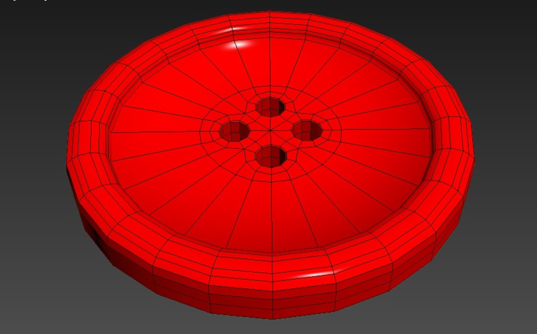 Button Fashion 3D Model - TurboSquid 1404869
