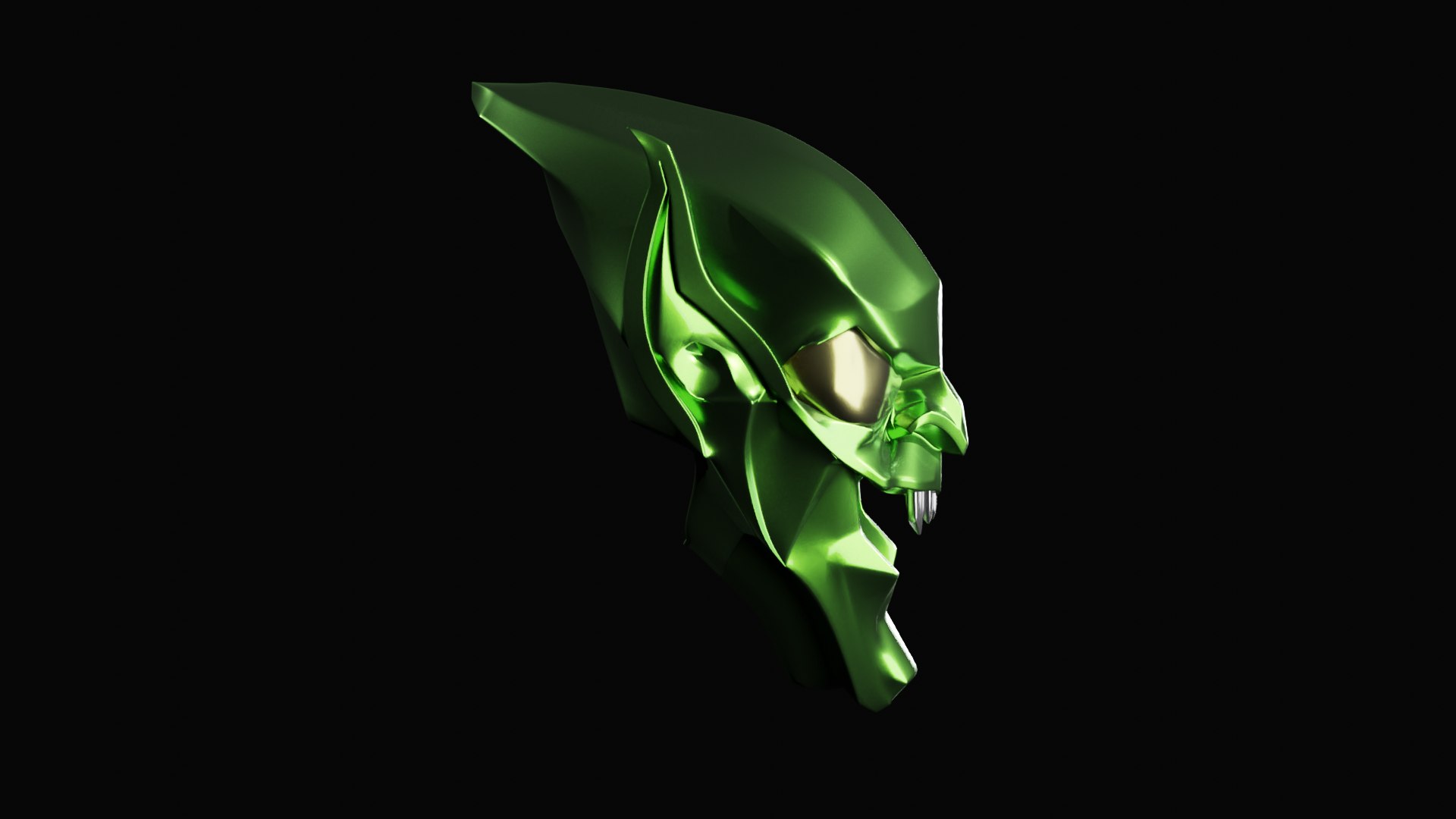 Green Goblin Mask 3D - TurboSquid 2114021