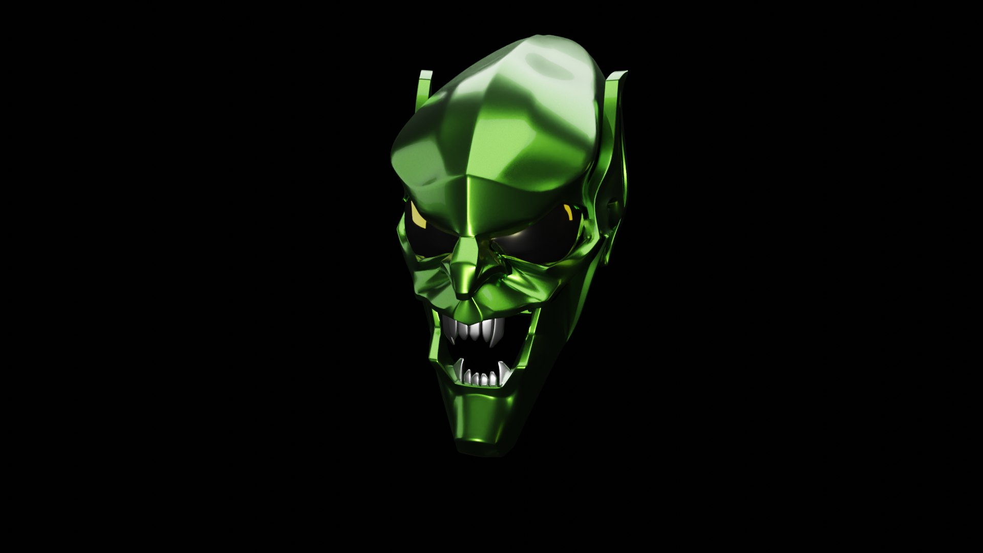 Green Goblin Mask 3D - TurboSquid 2114021
