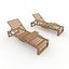 3D Sun Lounger 36