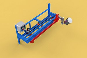 3D model AUTOMATIC PAINT SPRAYING MACHINE SPRAYER COATING AIRBRUSH TOOL