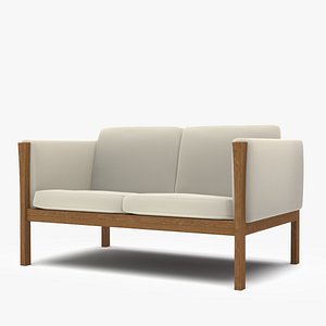 carl hansen sofa 3d model