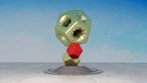 Abnormity sculpture Classic life culture symbol of the city l