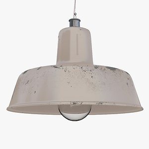 3d old vintage lamp model