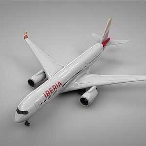 3D airbus a350-900 iberia l221