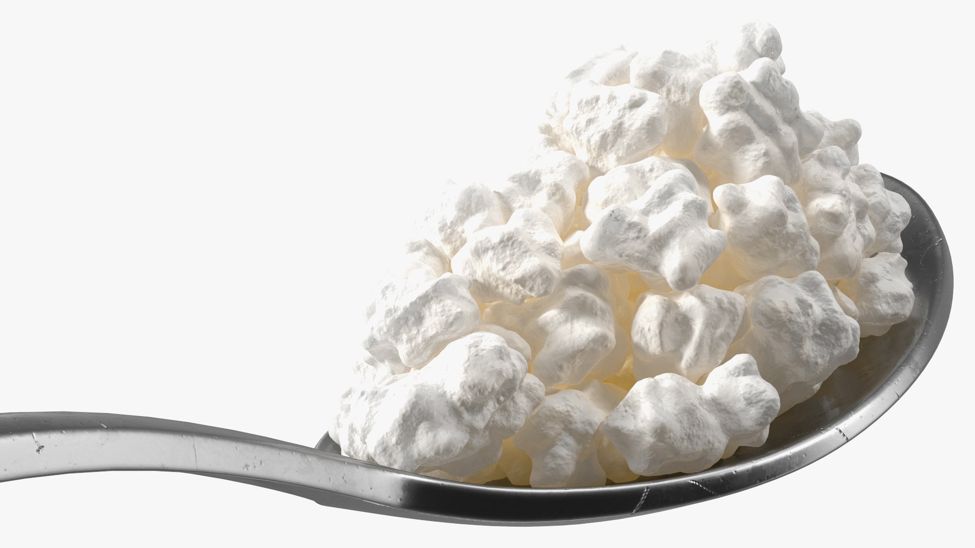 Cottage Cheese Metal Spoon Model - TurboSquid 1860944