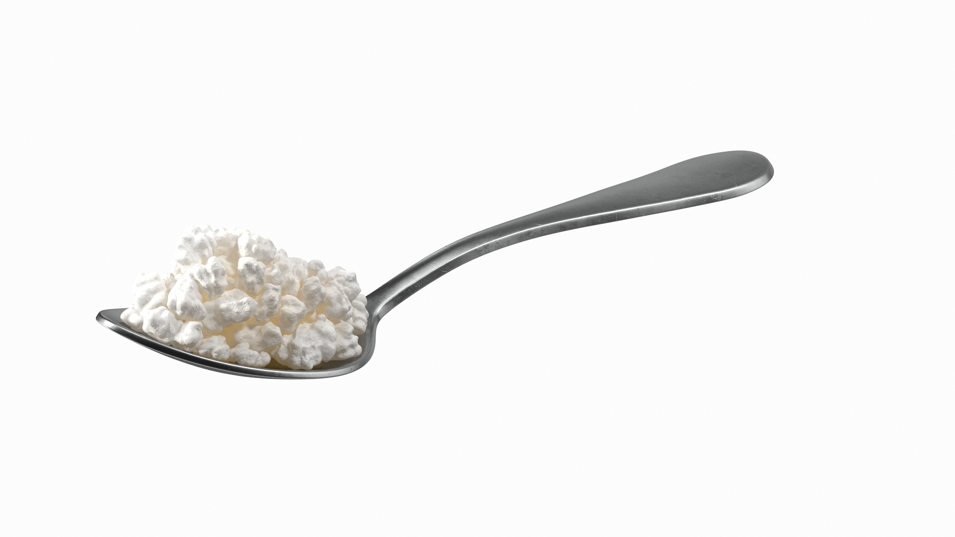 Cottage Cheese Metal Spoon Model - TurboSquid 1860944