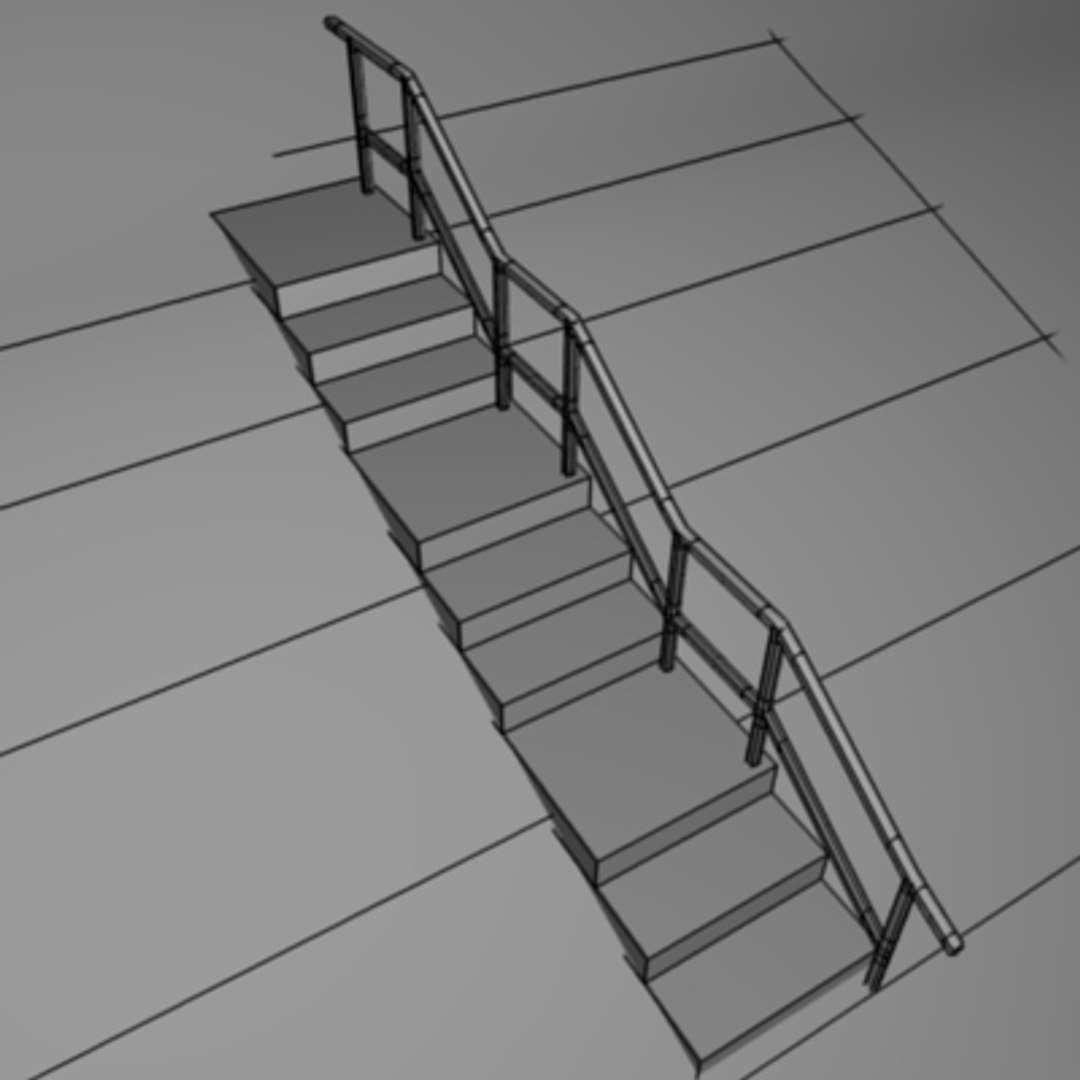 3d model railing