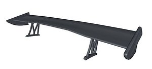 Low poly car spoiler