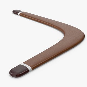3D model Boomerang Dark Wood
