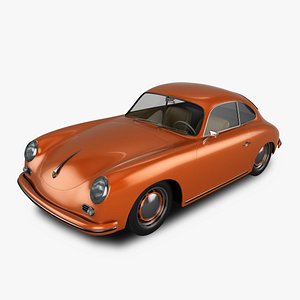 3d porsche 356 model