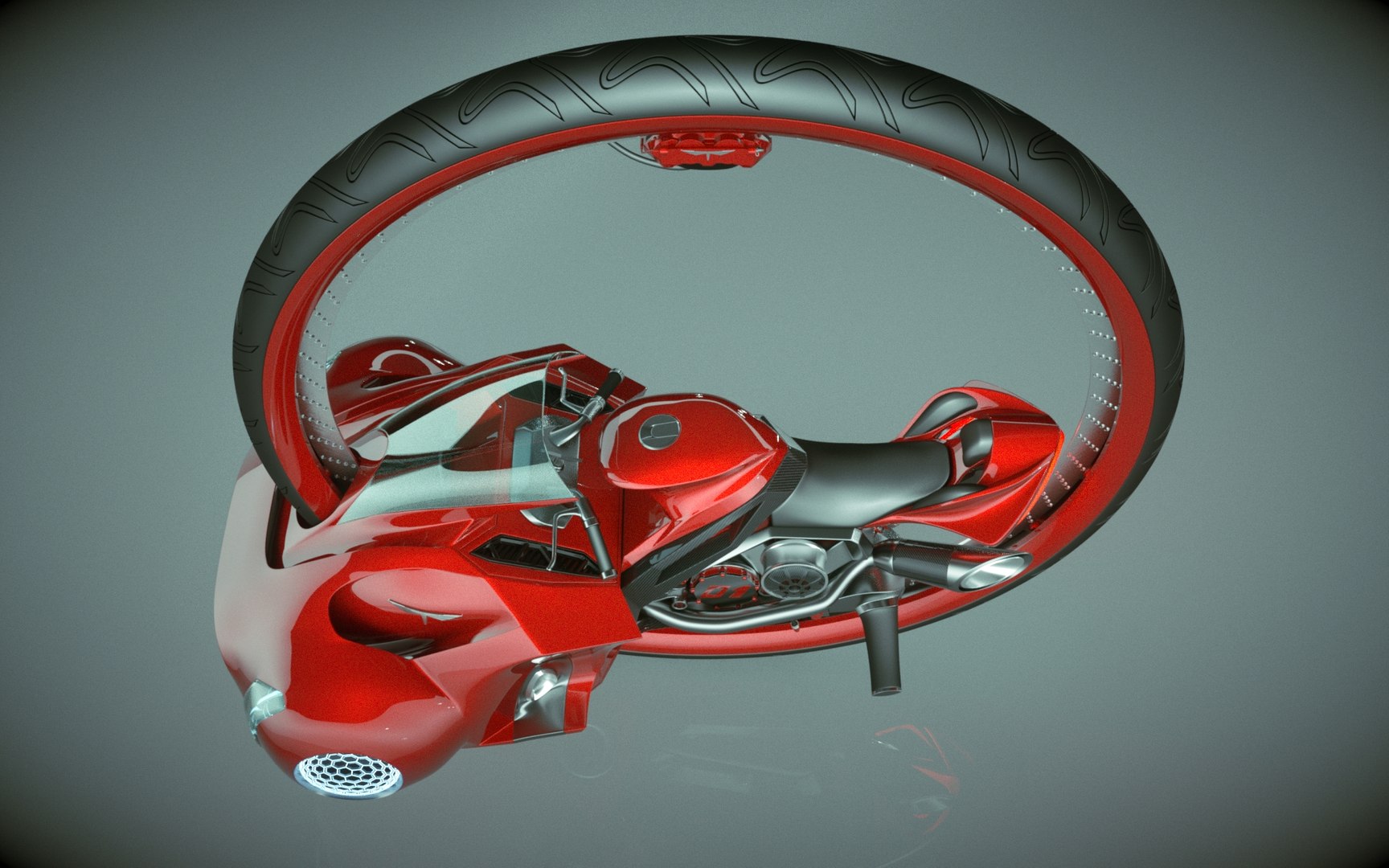 3D Monocycle 11 Model - TurboSquid 1982163
