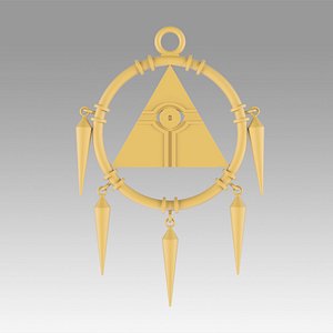 Yugioh Duel Monsters Ryo Bakura Necklace Cosplay Prop