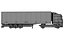 Box Semi Trailer with Truck