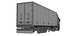 Box Semi Trailer with Truck