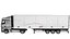 Box Semi Trailer with Truck