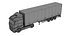 Box Semi Trailer with Truck