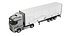 Box Semi Trailer with Truck