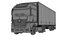 Box Semi Trailer with Truck