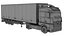 Box Semi Trailer with Truck