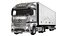 Box Semi Trailer with Truck