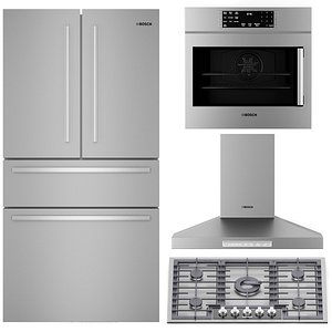 3D BOSCH kitchen appliances