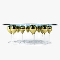 Balloon Table Gold by Duffy