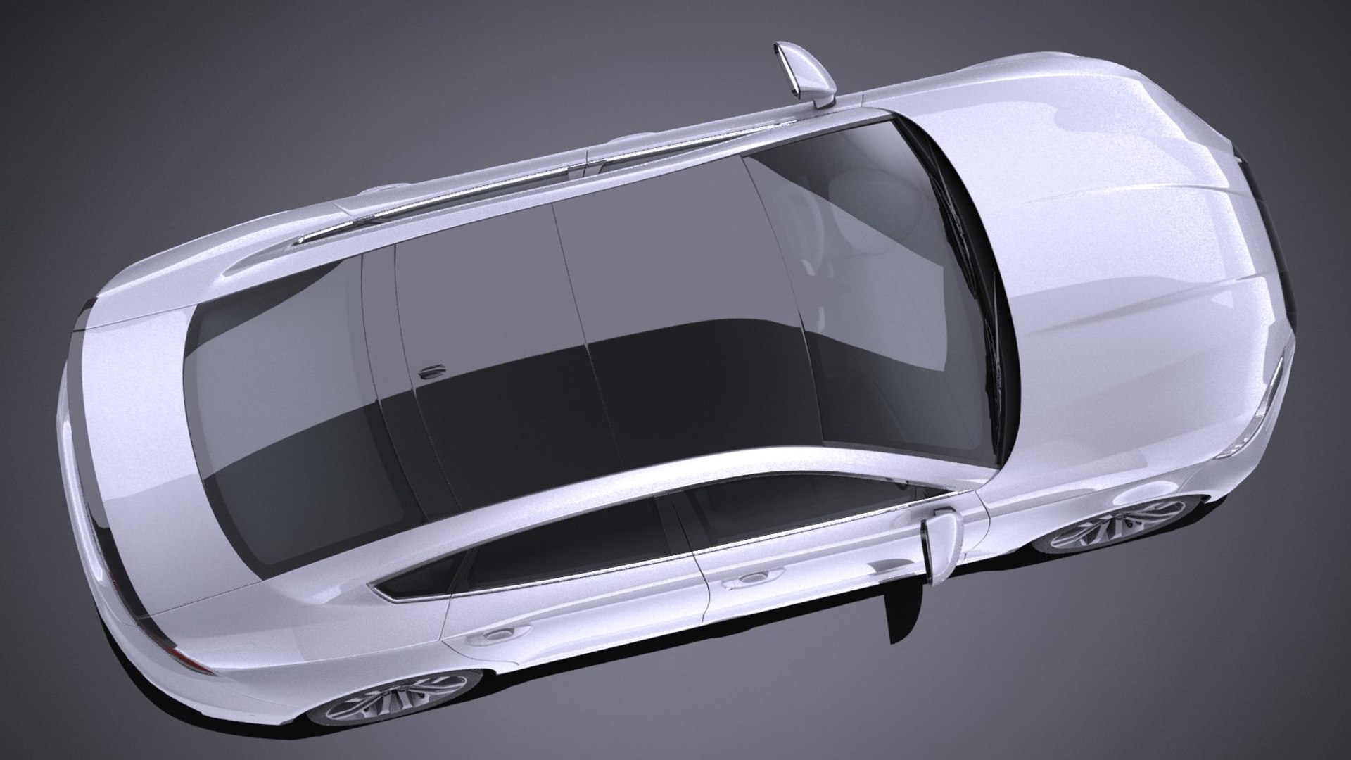 3d Model Generic Sedan 2017