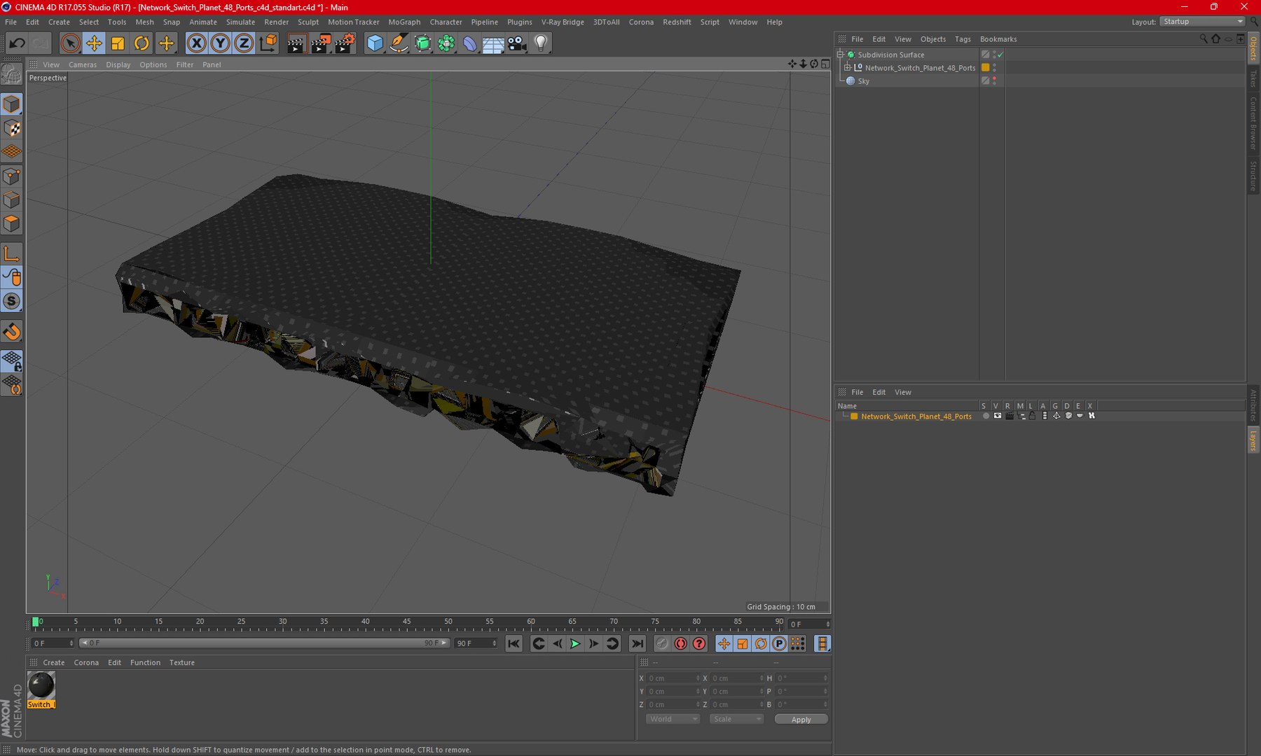 Network Switch Planet 48 Ports Model - TurboSquid 2222427