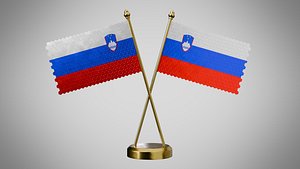 Table  Flag  of Slovenia 3D model